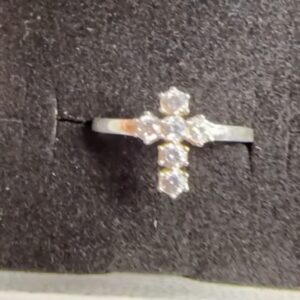 Cross Diamond Ring