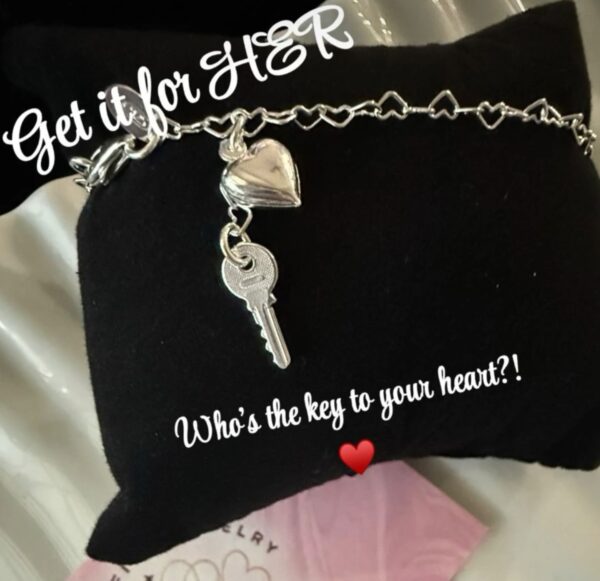 Heart Key Bracelet
