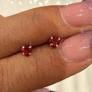 Red Heart Earrings